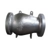 Axial flow check valve